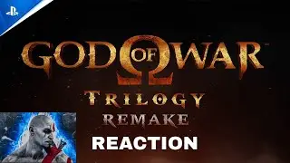 Ремейк греческой трилогии God of War + Сыны Спарты | Реакция на трейлер в прямом эфире