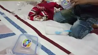 ayushi ke liye naya tiffin box