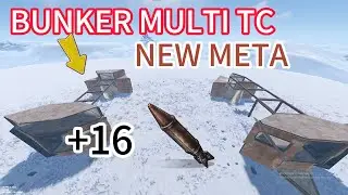 Rust Nasıl Multi TC - Bunker Multi TC - Disconnectable multi TC Atılr. #rust #rustgame #rustbase