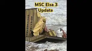 Salvage Divers Head for MSC Elsa 3 #shippingnews #containership