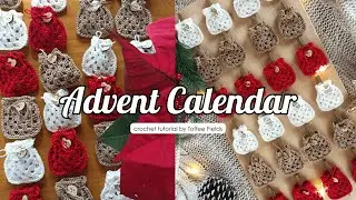 How to Crochet Advent Calendar | Easy Tutorial for Beginners | Granny Squares Advent Calendar
