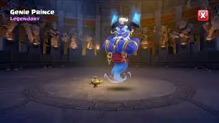 Clash of clans minion prince upcoming skin Genie Prince Legendary review , clash of clans decoration