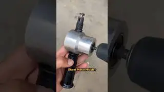 This Double Headed Sheet Metal Nibbler cuts through metal like paper🔥🛠️ #tools #besttools