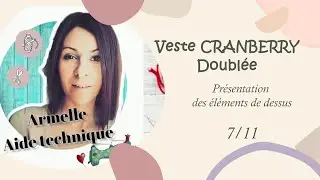 Veste Cranberry doubl&eacute;e  7/11