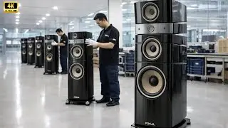 Inside the FOCAL factory: the production process of the Focal Grande Utopia EM Evo loudspeaker.