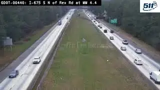 Georgia: Distracted Car Carrier Truck Driver Drives Into Median To Avoid Crashing Into Traffic