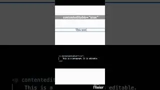 Whet happen when you set contenteditable=
