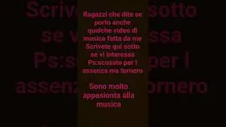 SCRIVETE QUI SOTTO CHE NE PENSATE