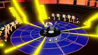 A Canadian game show host asks a question about elephants making ice cream.