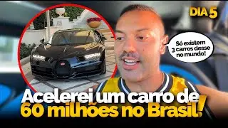 ACELEREI UMA BUGATTI DE 60 MILHÕES | SÓ EXISTEM 3 DESSAS NO MUNDO! 😳