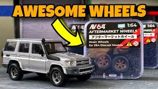 Aven64 Aftermarket Resin Wheels Review: 3 Easy Ways to Mount Them on 1/64 Diecast Models!