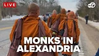 🔴LIVE: Monks' Walk for Peace passes through Old Town Alexandria