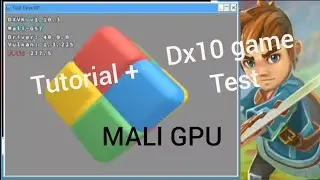 Wine-hangover tutorial + dx10 game test | Mali GPU | moto e13 | Now we can run dx10 game