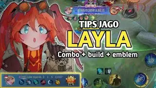 CARA MAIN LAYLA YANG BENAR ! BUILD & EMBLEM LAYLA TERSAKIT 2025 ! LAYLA GAMEPLAY - MOBILE LEGENDS