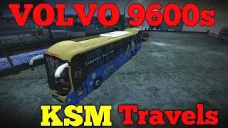 KSM Travels | Volvo 9600s | Bus Driving Games | Cabin Ride