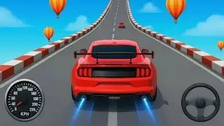 Mega Ramp Monster Car Racing 3D - Extreme Car Stunts -Android Gameplay