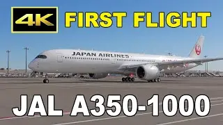 [4K] JAL A350-1000 就航！ / Japan Airlines Airbus A350-1000 first flight on January 24, 2024 / 羽田空港