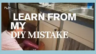 Mobile Home Kitchen Remodel Part 1/This was a BAD Idea!