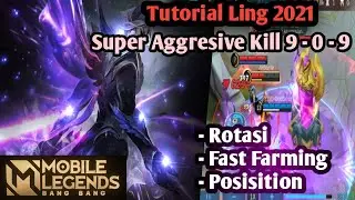 Tutorial Ling buat Pemula Cara Rotasi, Fast Farming, Item Build Ling | Gameplay Ling Mobile Legend