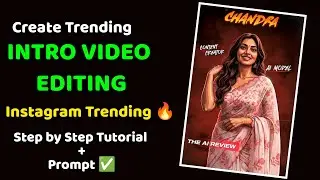 Create AA23 Intro Video Editing | Tamil | Prompt 👍 Capcut Tittle Card Video Editing | Time Review