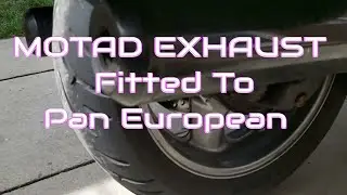 ST1100 Pan European Motad Exhaust sound Motad Exhaust on Honda ST1100