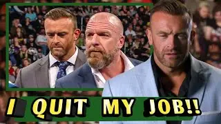 EVICTED🛑  NICK ALDIS Overwhelmed by Triple H shocking decisions to Fire him BACKSTAGE 