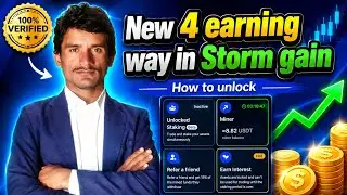 4 earning way in storm gain/How to unlock staking beta and interest#HowToUnlockStakingBetaAndInteres