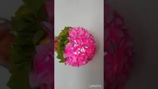 Светильник гортензия из фоамирана