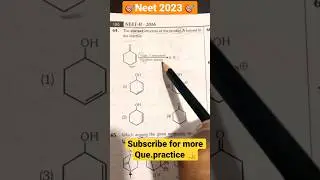 Neet-॥-2016 #chemistry Pyq practice #neet #neet2023 #jee2023 #jee #shorts #mbbs  #trending #study