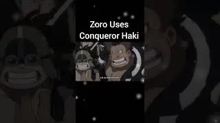 Zoro Awakens Conquerors Haki infusion Vs. King #onepiece #anime #awakening #zoro #conquerorhaki