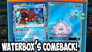 Waterbox Is Making a Comeback! Lapras GX/Prism Star Volcanion Deck! Hit Perfect Numbers PTCGO
