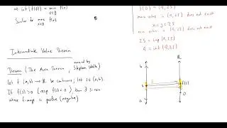 Extreme and Intermediate Value Theorems