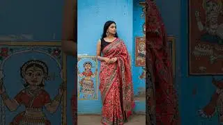 [8K] Anagha Indian AI Look book model , Kalankari, Madhubani, Bandhani fusion]