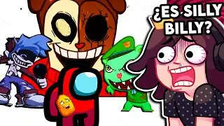¡EL IMPOSTOR CONTRA MODS DE FNF!😱​💀​-Reaccion a Mini Crewmate Kills Friday Night Funkin