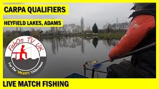 LIVE MATCH FISHING : CARPA QUALIFIER : HAYFIELD LAKES PEG 18 : JANUARY 2022