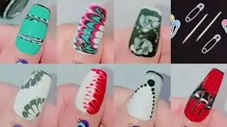 Top 7 Easy Nail Art at Home 💅✨ | Satisfying Nail Design#simplenails #viralnailart #viralvideo #viral