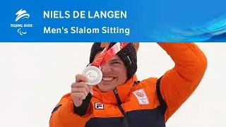🇳🇱 Niels de Langen secures first ever Winter Paralympics finish! 🔥🤩🥈 | Beijing 2022 Paralympics