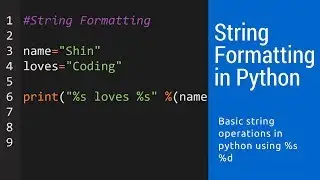 Python Tutorial: String Formatting (Beginner Level)