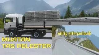TRUCK TRAILER MUATAN TAS PELESTER DARI KOTA LECH MENUJU KOTA AIROLO