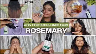ROSEMARY Essential Oil- 4 DIY for Even and Glowing Skin & Long Healthy Hair✅ #diy   #rosemaryoil