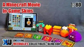 Minecraft Skins from A Minecraft Movie Meal Blind Boxes | April 2025 | Unboxing
