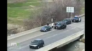 Theft Suspect's SHOCKING Bridge Jump Caught on Camera