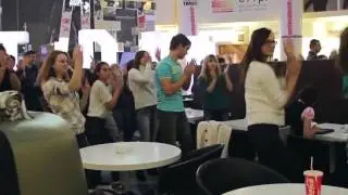 PSY-Gangnam style flashmob Russia