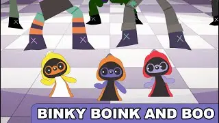 Binky, Boink, and Boo kids halloween Song - Tricky Pete music video