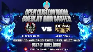 #10 OPEN CUSTOM ROOM MLBB OVERLAY DAN CASTER GRATIS