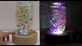 How to make a lamp with ORBEEZ cardboard