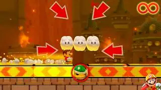 How do you STOP THERE to WIN?? 🤔 - Endless Expert Mode | Super Mario Maker 2