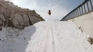 skiing