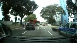 Accident along Sims Avenue 30June2012
