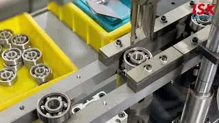 ISK Bearings Factory | Automated Bearing Component Alignment & Quality Flow